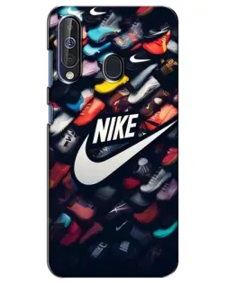 Чехол для Samsung Galaxy A60 2019 (A605F) с картинкой «Коллекция кроссовок Nike»