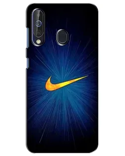 Чехол для Samsung Galaxy A60 2019 (A605F) с картинкой «Синий пульс Nike»