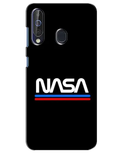 Чехол для Samsung Galaxy A60 2019 (A605F) с картинкой «NASA — классика Red Blue»