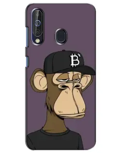 Чехол для Samsung Galaxy A60 2019 (A605F) с картинкой «Bored Ape в кепке»