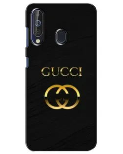 Чехол для Samsung Galaxy A60 2019 (A605F) с картинкой «Золотой логотип Gucci» Чехол для Samsung Galaxy A60 2019 (A605F) с картинкой «Золотой логотип Gucci»
