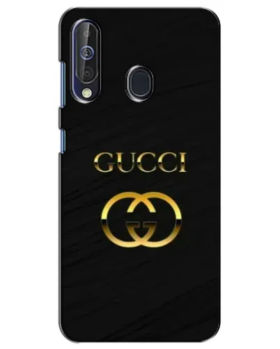 Чехол для Samsung Galaxy A60 2019 (A605F) с картинкой «Золотой логотип Gucci»
