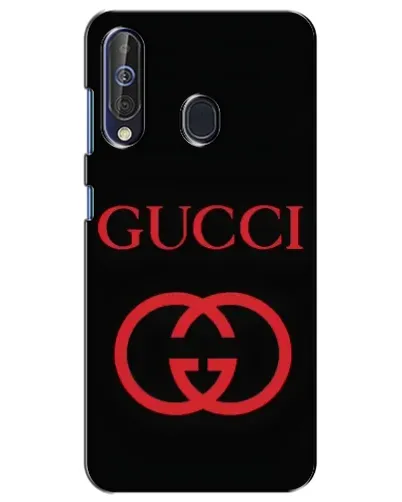 Чехол для Samsung Galaxy A60 2019 (A605F) с картинкой «Gucci — красный логотип»