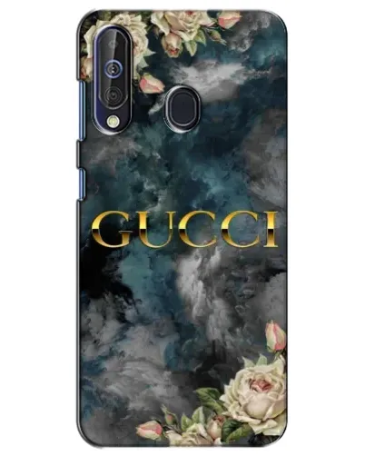 Чехол для Samsung Galaxy A60 2019 (A605F) с картинкой «Абстрактные цветы Gucci»