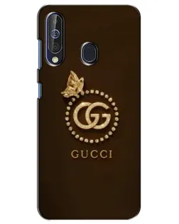 Чехол для Samsung Galaxy A60 2019 (A605F) с картинкой «Gucci — золотая бабочка» Чехол для Samsung Galaxy A60 2019 (A605F) с картинкой «Gucci — золотая бабочка»