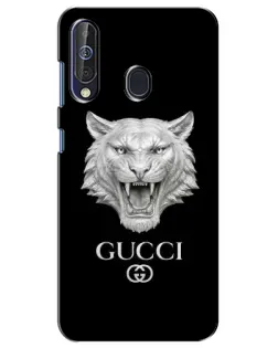 Чехол для Samsung Galaxy A60 2019 (A605F) с картинкой «Gucci — серебряный лев» Чехол для Samsung Galaxy A60 2019 (A605F) с картинкой «Gucci — серебряный лев»