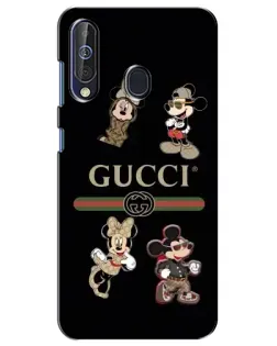 Чехол для Samsung Galaxy A60 2019 (A605F) с картинкой «Gucci — герои Disney и монограмма» Чехол для Samsung Galaxy A60 2019 (A605F) с картинкой «Gucci — герои Disney и монограмма»