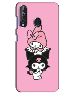Чехол для Samsung Galaxy A60 2019 (A605F) с картинкой «My Melody и Kuromi» Чехол для Samsung Galaxy A60 2019 (A605F) с картинкой «My Melody и Kuromi»