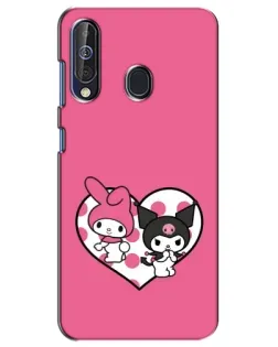 Чехол для Samsung Galaxy A60 2019 (A605F) с картинкой «Kuromi и My Melody» Чехол для Samsung Galaxy A60 2019 (A605F) с картинкой «Kuromi и My Melody»