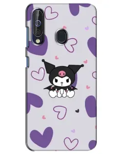 Чехол для Samsung Galaxy A60 2019 (A605F) с картинкой «Kuromi и лавандовые сердца» Чехол для Samsung Galaxy A60 2019 (A605F) с картинкой «Kuromi и лавандовые сердца»