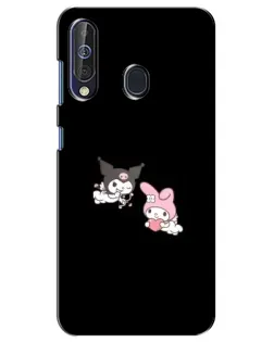 Чехол для Samsung Galaxy A60 2019 (A605F) с картинкой «My Melody и Kuromi» Чехол для Samsung Galaxy A60 2019 (A605F) с картинкой «My Melody и Kuromi»