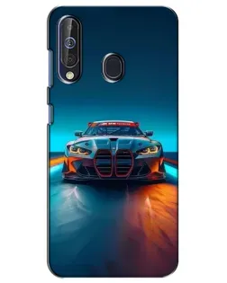 Чехол для Samsung Galaxy A60 2019 (A605F) с картинкой «BMW — огни неона»