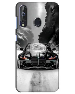 Чехол для Samsung Galaxy A60 2019 (A605F) с картинкой «BMW — акварельный дрифт»