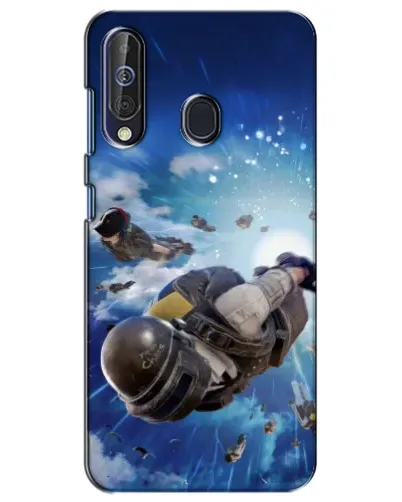 Чехол для Samsung Galaxy A60 2019 (A605F) с картинкой «Десант PUBG — прыжок»