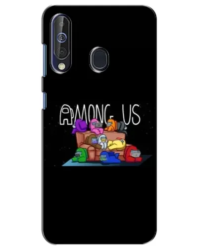 Чехол для Samsung Galaxy A60 2019 (A605F) с картинкой «Логотип Among Us» Чехол для Samsung Galaxy A60 2019 (A605F) с картинкой «Логотип Among Us»