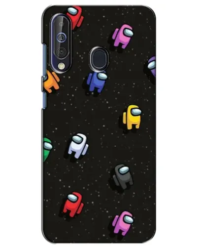 Чехол для Samsung Galaxy A60 2019 (A605F) с картинкой «Космический паттерн Among Us» Чехол для Samsung Galaxy A60 2019 (A605F) с картинкой «Космический паттерн Among Us»