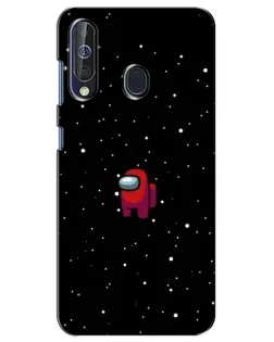 Чехол для Samsung Galaxy A60 2019 (A605F) с картинкой «Красный Among Us»