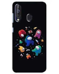 Чехол для Samsung Galaxy A60 2019 (A605F) с картинкой «Among Us космос»