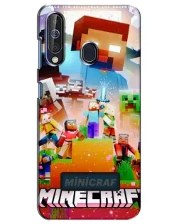 Чохол для Samsung Galaxy A60 2019 (A605F) з картинкою «Minecraft герої гри» Чохол для Samsung Galaxy A60 2019 (A605F) з картинкою «Minecraft герої гри»