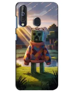 Чехол для Samsung Galaxy A60 2019 (A605F) с картинкой «Крипер в свитере»