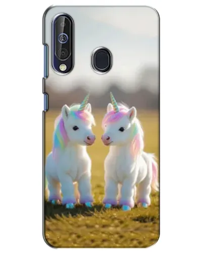 Чехол для Samsung Galaxy A60 2019 (A605F) с картинкой «Пара единорогов»