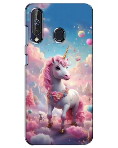Чехол для Samsung Galaxy A60 2019 (A605F) с картинкой «Единорог среди облаков»