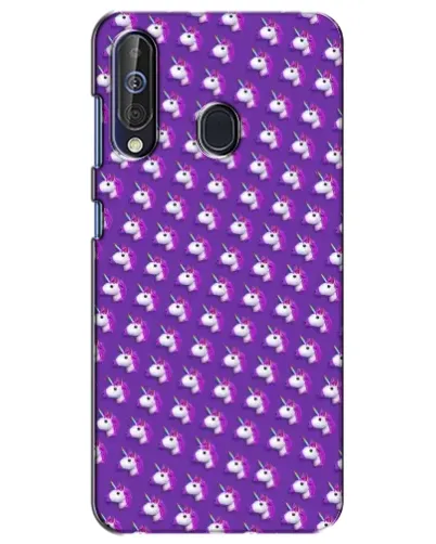 Чехол для Samsung Galaxy A60 2019 (A605F) с картинкой «Единороги на фиолетовом»