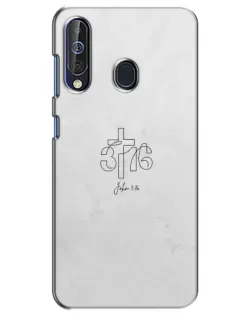 Чохол для Samsung Galaxy A60 2019 (A605F) з картинкою «Івана 3:16 Хрест» Чохол для Samsung Galaxy A60 2019 (A605F) з картинкою «Івана 3:16 Хрест»