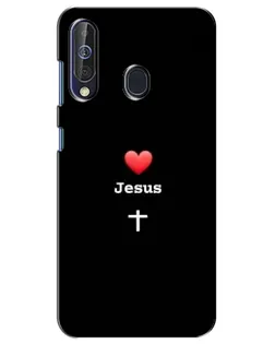 Чохол для Samsung Galaxy A60 2019 (A605F) з картинкою «Серце - Jesus» Чохол для Samsung Galaxy A60 2019 (A605F) з картинкою «Серце - Jesus»