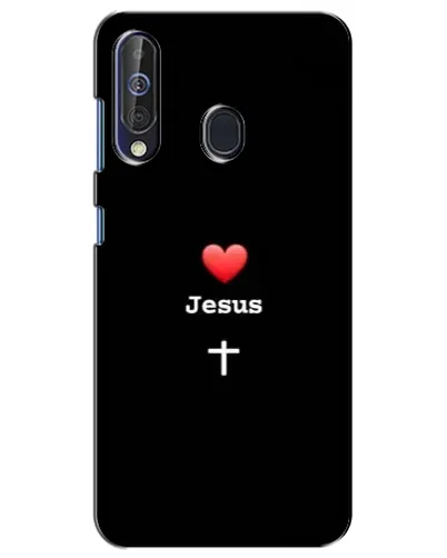 Чехол для Samsung Galaxy A60 2019 (A605F) с картинкой «Сердце - Jesus» Чехол для Samsung Galaxy A60 2019 (A605F) с картинкой «Сердце - Jesus»