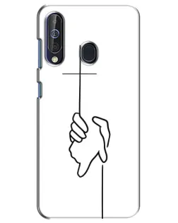 Чохол для Samsung Galaxy A60 2019 (A605F) з картинкою «Рука тримає» Чохол для Samsung Galaxy A60 2019 (A605F) з картинкою «Рука тримає»