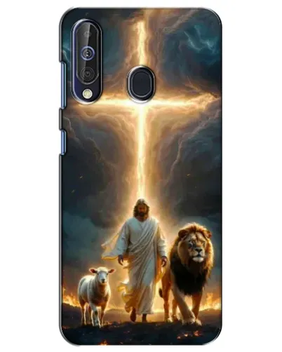 Чехол для Samsung Galaxy A60 2019 (A605F) с картинкой «Лев Иуды и Свет» Чехол для Samsung Galaxy A60 2019 (A605F) с картинкой «Лев Иуды и Свет»