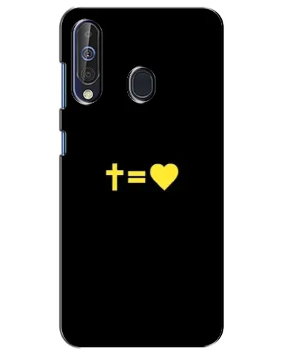 Чехол для Samsung Galaxy A60 2019 (A605F) с картинкой «Сердце и Крест» Чехол для Samsung Galaxy A60 2019 (A605F) с картинкой «Сердце и Крест»
