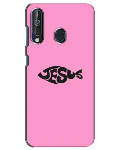 Чехол для Samsung Galaxy A60 2019 (A605F) с картинкой «Розовый символ Jesus» Чехол для Samsung Galaxy A60 2019 (A605F) с картинкой «Розовый символ Jesus»
