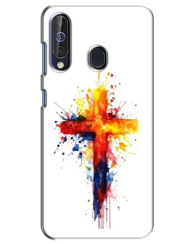 Чехол для Samsung Galaxy A60 2019 (A605F) с картинкой «Акварельный крест» Чехол для Samsung Galaxy A60 2019 (A605F) с картинкой «Акварельный крест»