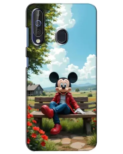 Чехол для Samsung Galaxy A60 2019 (A605F) с картинкой «Микки на скамейке» Чехол для Samsung Galaxy A60 2019 (A605F) с картинкой «Микки на скамейке»