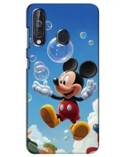 Чехол для Samsung Galaxy A60 2019 (A605F) с картинкой «Mickey и мыльные пузыри»