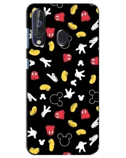 Чехол для Samsung Galaxy A60 2019 (A605F) с картинкой «Графический принт лапок»