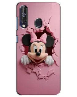 Чехол для Samsung Galaxy A60 2019 (A605F) с картинкой «Минни сквозь стену»