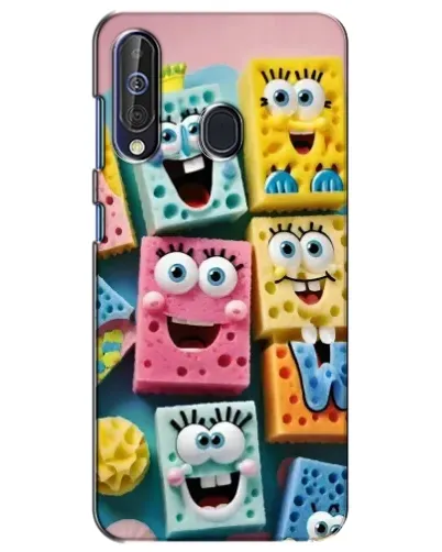 Чехол для Samsung Galaxy A60 2019 (A605F) с картинкой «Цветные губки»