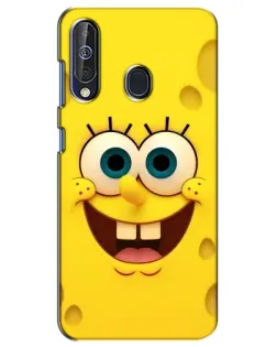 Чехол для Samsung Galaxy A60 2019 (A605F) с картинкой «Губка Боб улыбка»