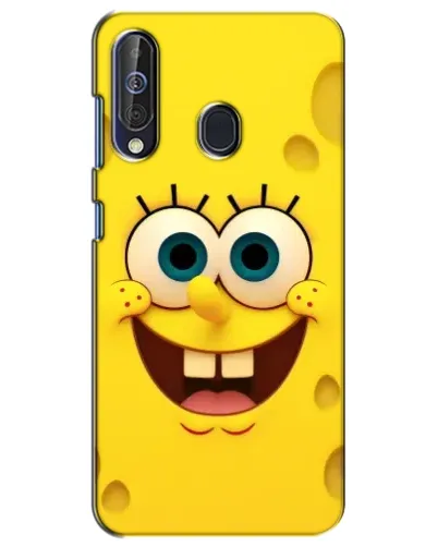 Чехол для Samsung Galaxy A60 2019 (A605F) с картинкой «Губка Боб улыбка»