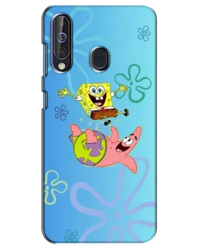 Чехол для Samsung Galaxy A60 2019 (A605F) с картинкой «Спанч Боб и Патрик»