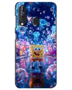 Чехол для Samsung Galaxy A60 2019 (A605F) с картинкой «Неоновый океан»