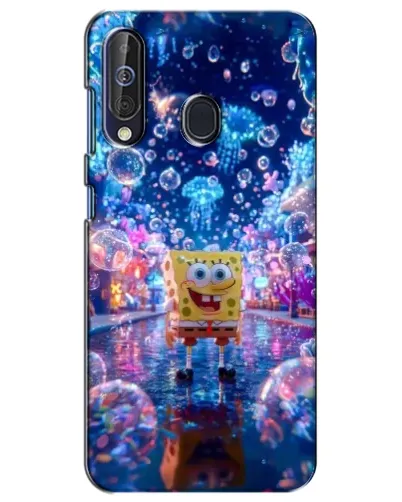 Чехол для Samsung Galaxy A60 2019 (A605F) с картинкой «Неоновый океан»