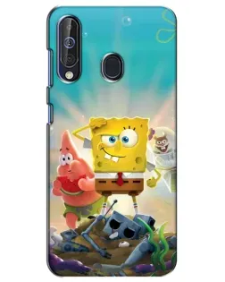 Чехол для Samsung Galaxy A60 2019 (A605F) с картинкой «Спанч Боб победитель»