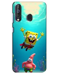 Чехол для Samsung Galaxy A60 2019 (A605F) с картинкой «Спанч Боб под водой» Чехол для Samsung Galaxy A60 2019 (A605F) с картинкой «Спанч Боб под водой»