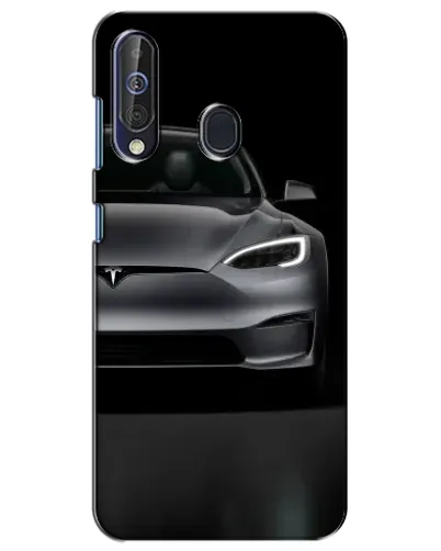 Чехол для Samsung Galaxy A60 2019 (A605F) с картинкой «Tesla Model S Look»