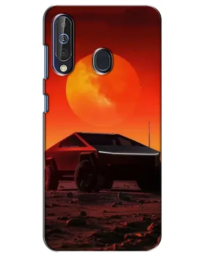 Чехол для Samsung Galaxy A60 2019 (A605F) с картинкой «Cybertruck на Марсе»