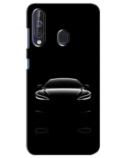 Чехол для Samsung Galaxy A60 2019 (A605F) с картинкой «Силуэт Tesla Night»
